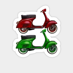 Motorroller Sticker